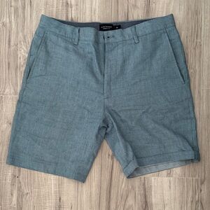 Club Monaco Blue Flat Front Mens Shorts